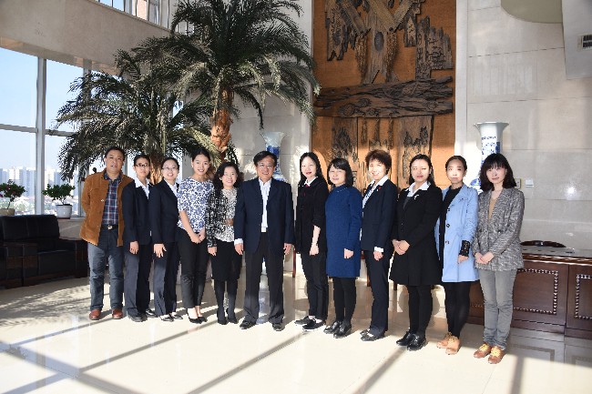 新加坡淡马锡基金会及新加坡义安理工学院代表团访问河北大学附属医院